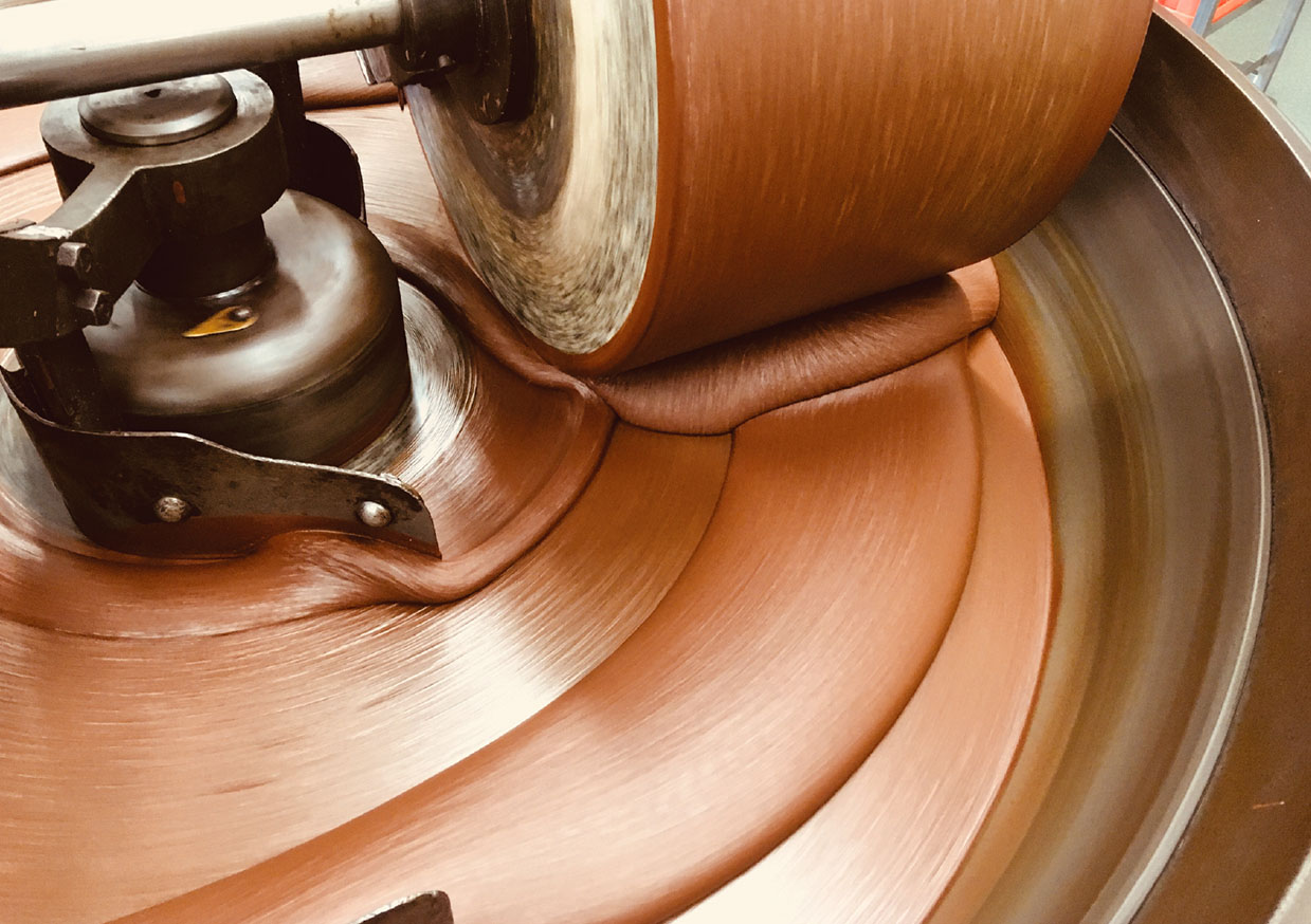 Mécanisation de la fabrication du chocolat