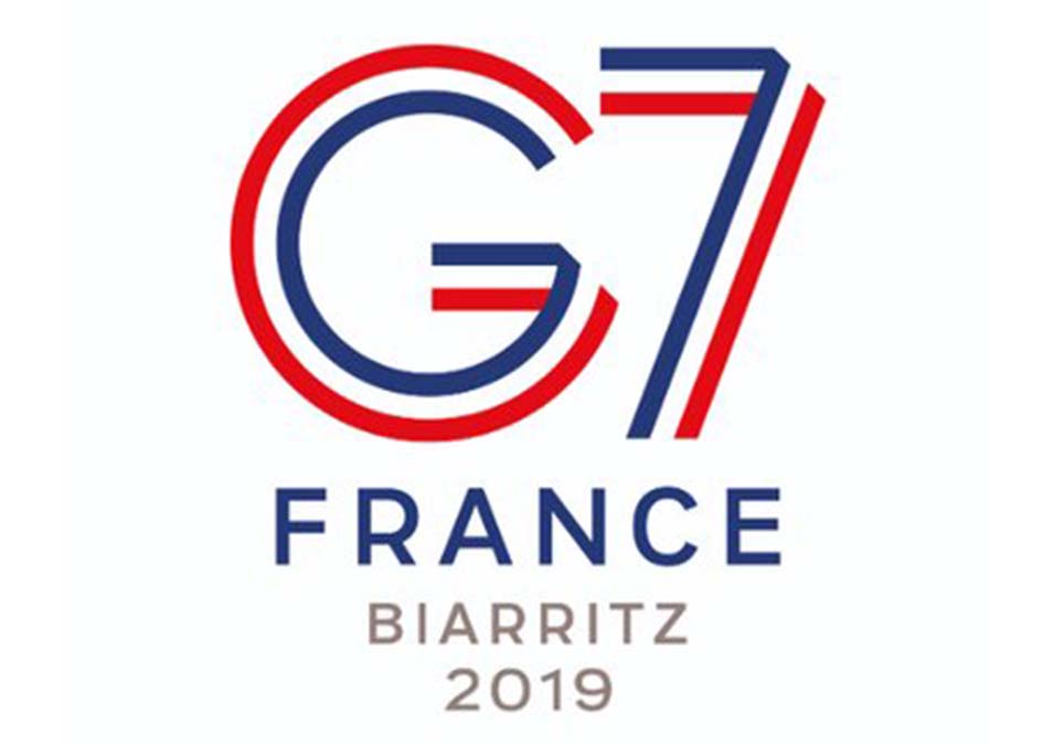 Logo du G7 à Biarritz